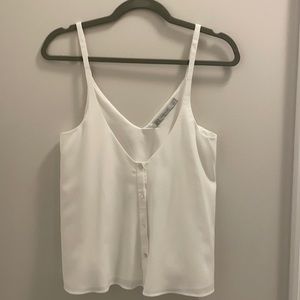 Zara white tank top